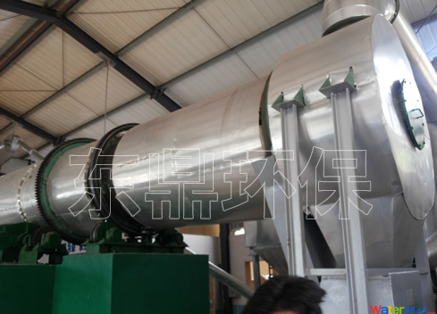 粉煤灰烘干現場，粉煤灰烘干機，粉煤灰烘干