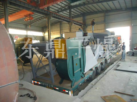 粉煤灰烘干機現場