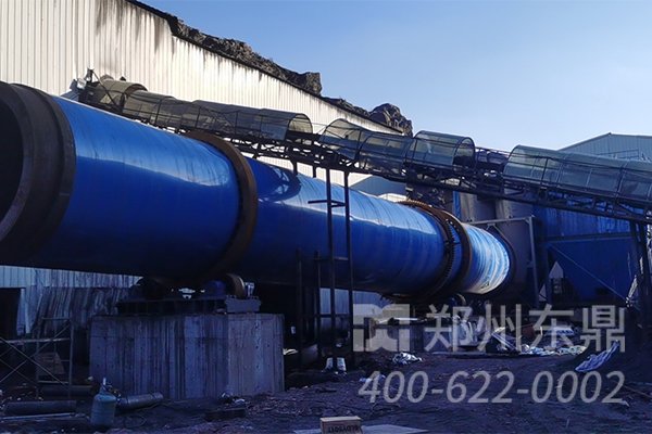 山西大同環(huán)保煤泥烘干機(jī)設(shè)備安裝現(xiàn)場