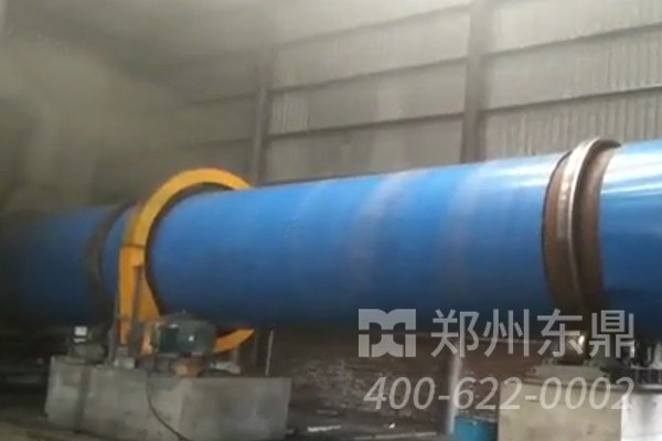 山西朔州煤泥烘干機試機運行現場